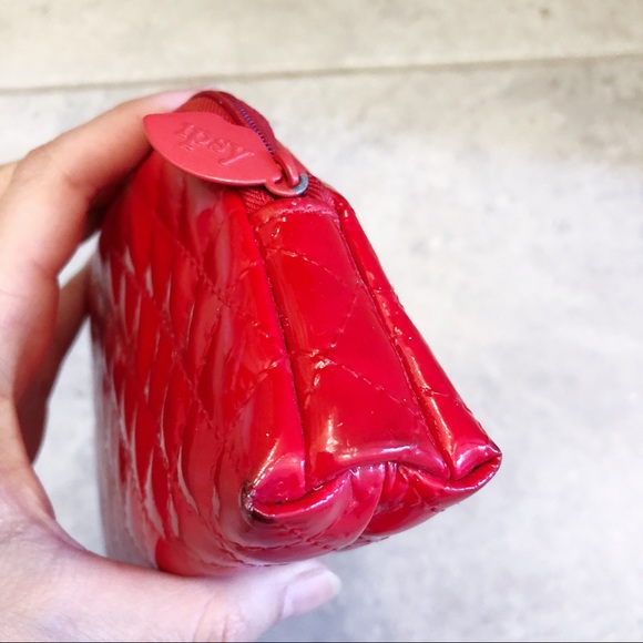 Ipsy Red Mini Makeup Bag - Picture 4 of 5